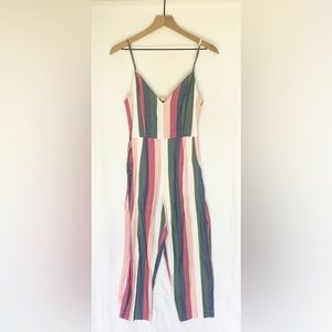 Striped jumpsuit